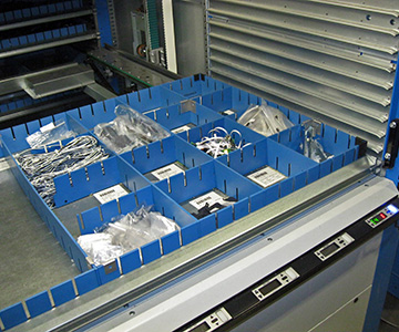 Divided Tray with Pick to Light automated picking systems divided tray with pick to light