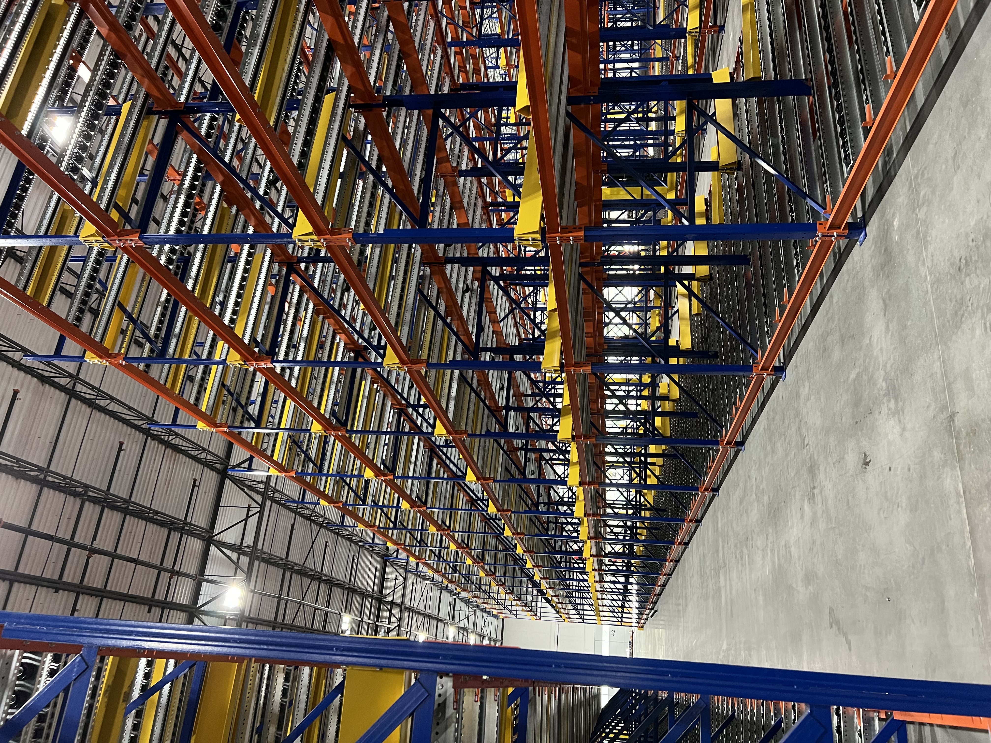 Pallet Rack - Aisle Angle