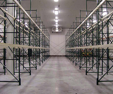 Used Structural Pallet Racking in Freezer