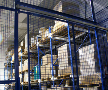 Wire Partition with Slide Gate