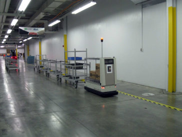 AGV with Mother / Daughter Cart