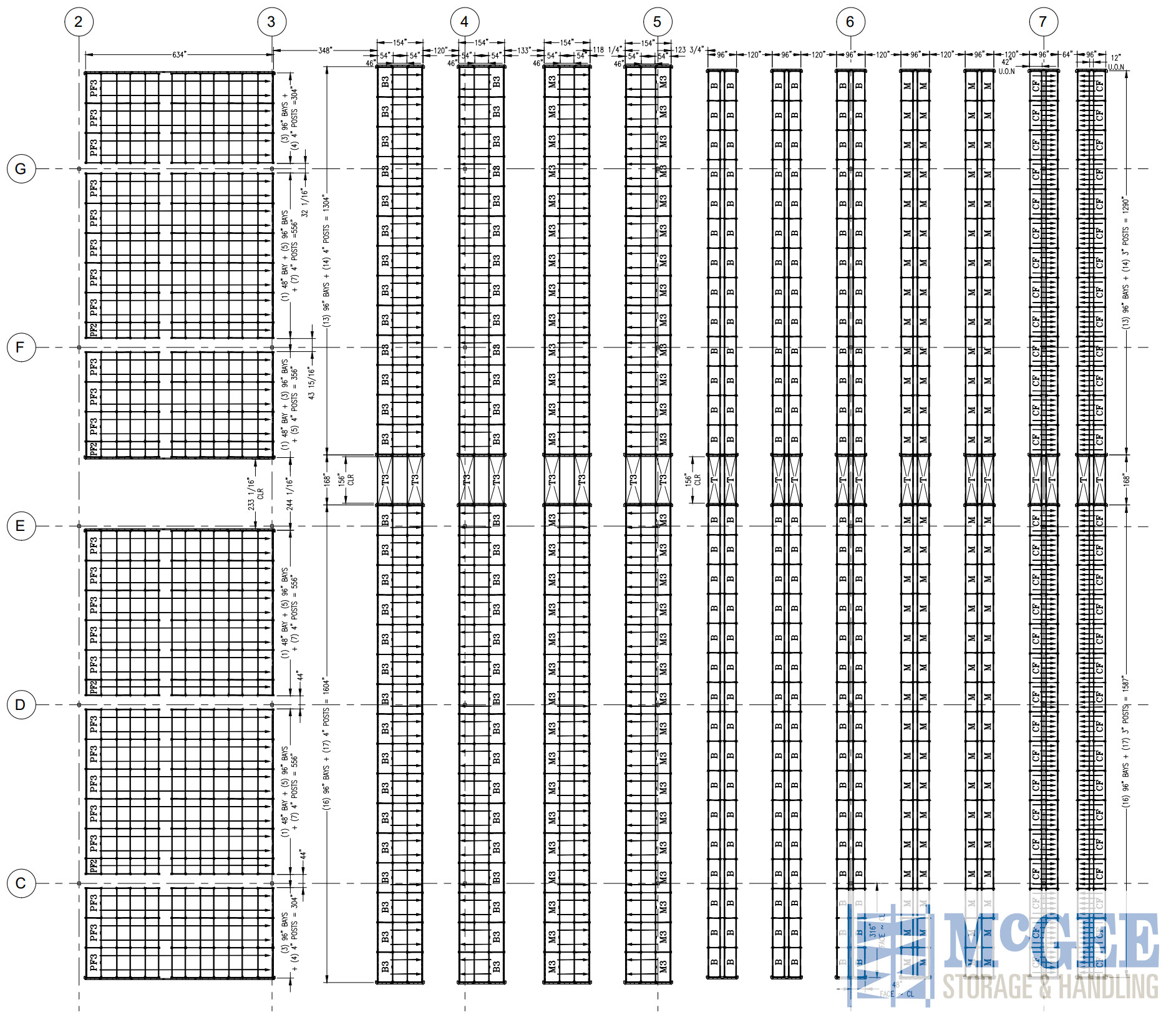 Detail view of the design.