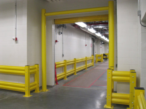 Guard Railing and Goal Posts