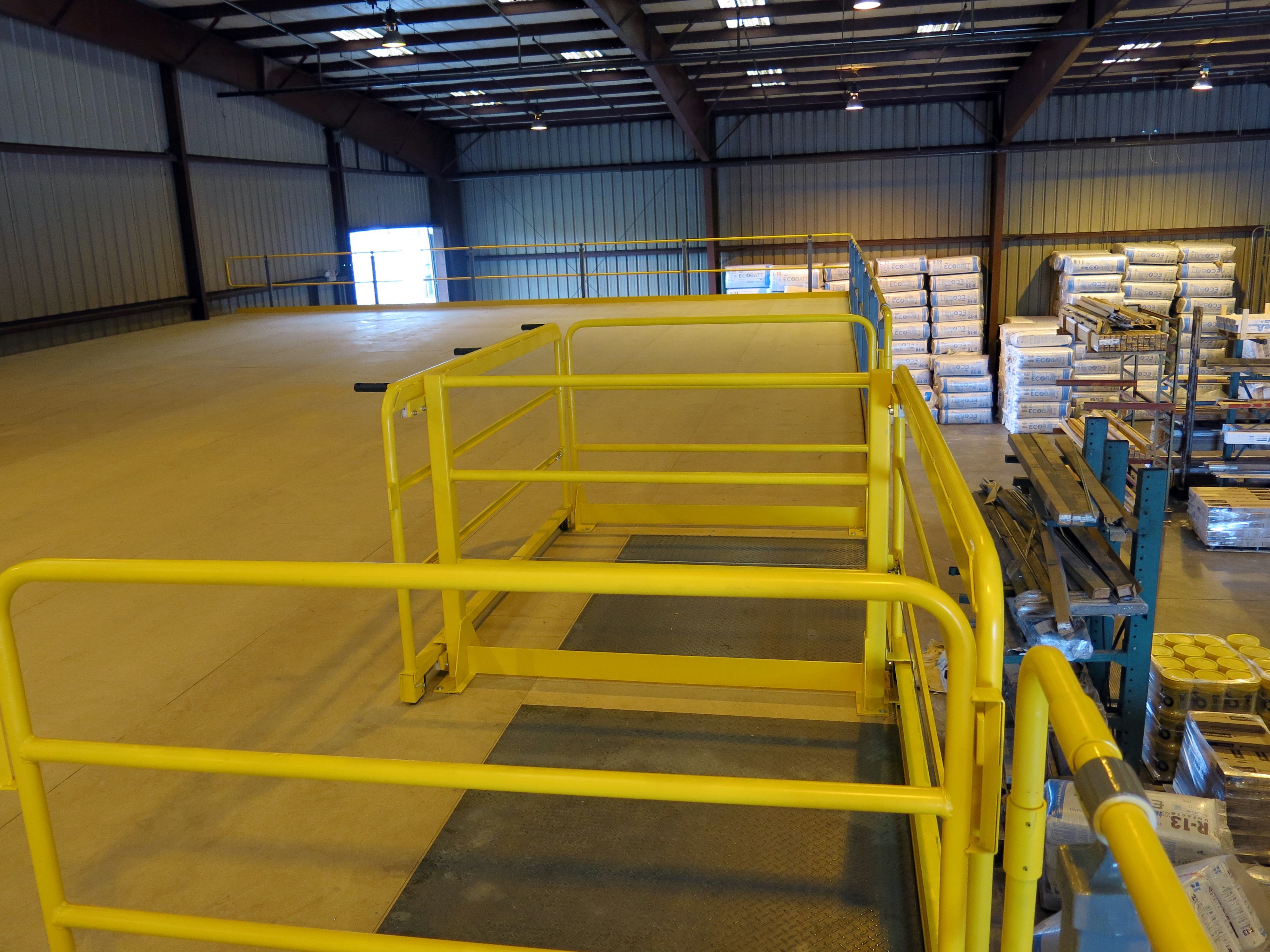 Mezzanine Double Slide Gate