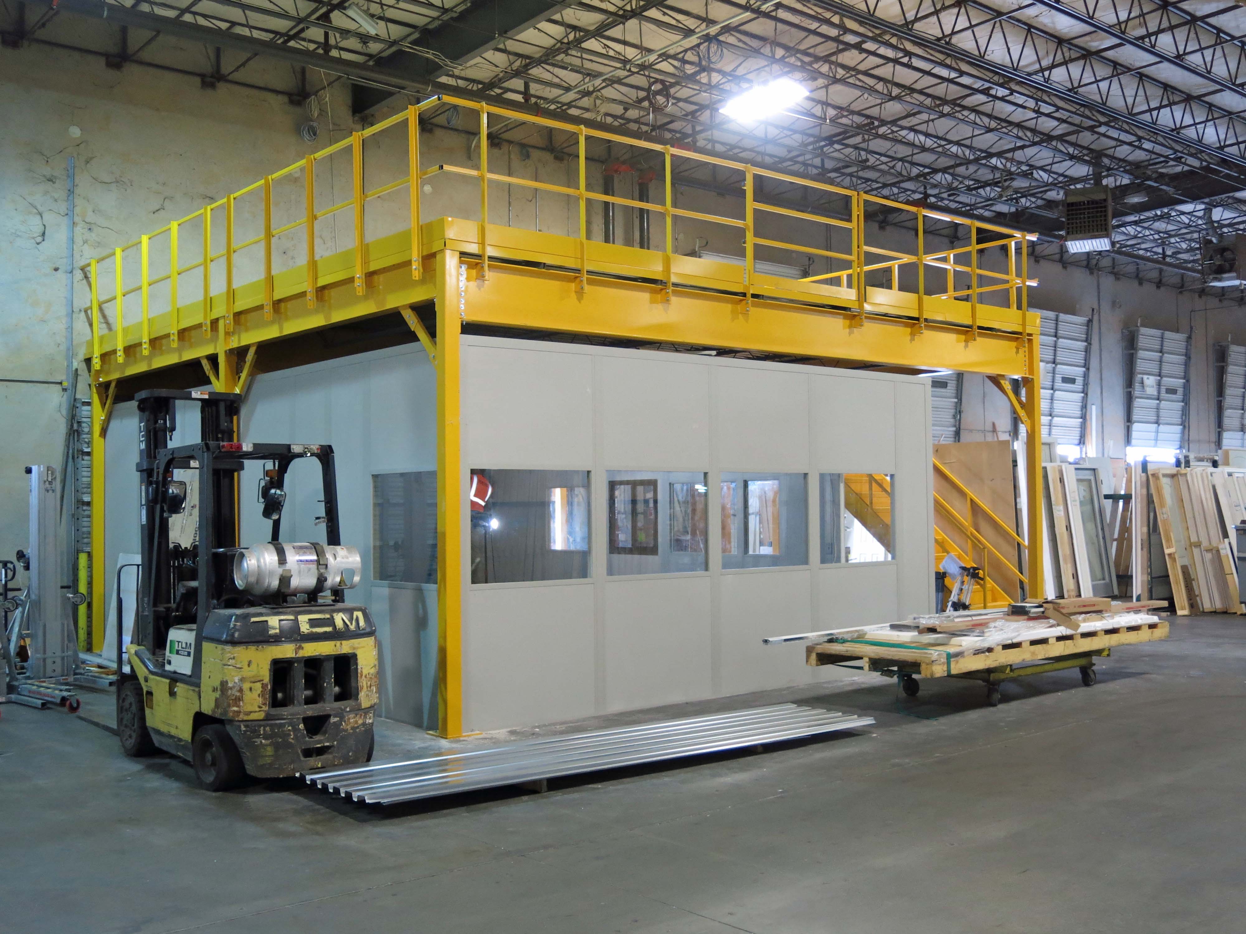 Shipping Receiving Office with Mezzanine