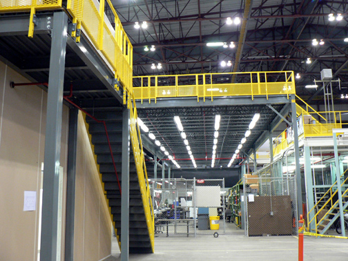 Panel Built 20 ft tall Mezzanine