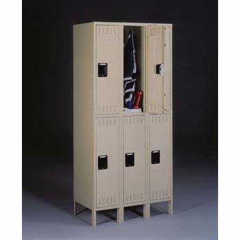 Tennsco Double-tier Steel lockers
